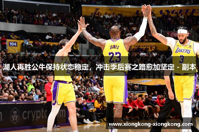 湖人再胜公牛保持状态稳定，冲击季后赛之路愈加坚定 - 副本